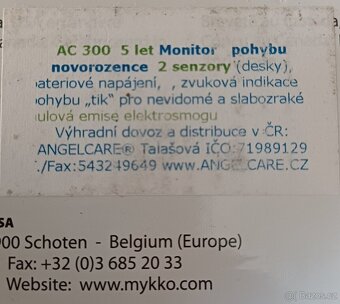 Monitor dechu a pohybu AngelCare AC300 - 7