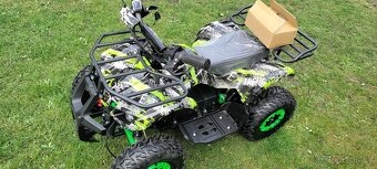 Nová dětská Elektrická čtyřkolka Tori 1200W zelená - 7