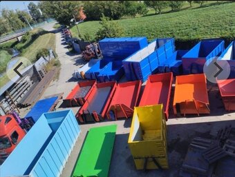 Prodám kontejnerové plato abroll.Ložná plocha 5,5m Skladem - 7