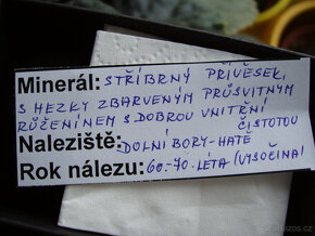 Luxusní pravý top růženín z ČR ve stříbře, puncované - 7