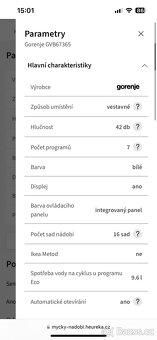Myčka Gorenje-víkendová sleva na 7.000,- - 7