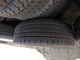 4ks orig. 16" plech disků Audi + letní pneu 205/60 R16 - 7