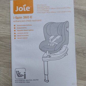 Autosedačka JOIE I-spin 360 E - 7