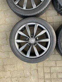 ORIGINÁL Alu Volkswagen Dijon 5x112, R17- TOP - 7