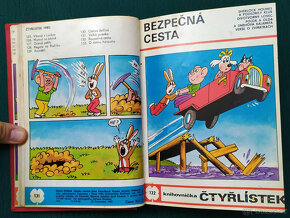 KNIHA 10 x ČTYŘLÍSTEK od č. 130- 139 r. 1985-1986 - 7