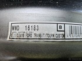 Kola disky ráfky Ford 5x160 Transit R16 6,5J - 7