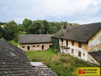 Zbraslavec, RD 5+1, historická stavba Porčův mlýn, zahrada,  - 7