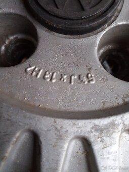 original alu 5,5Jx13 H2 ET38 VW Scirocco Golf II Polo atd. - 7