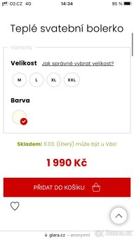 Bolerko Glara NOVÉ vel L - 7