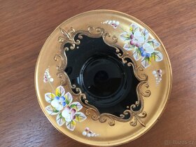 Kávová souprava vysoký smalt zlacená - 7