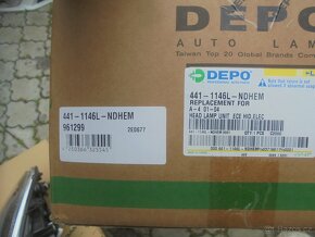 AUDI A4 ,8E - přední čirá optika XENON D1S - 7