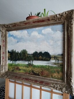 obraz VYSOKÉ NEBE, olej, sign. Franta Líbal - 7