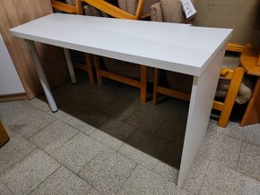 Regál se stolem bílý - 7