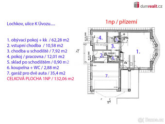 Dvougenerační dům 6+kk, 323 m2, pozemek 1868 m2, bazén, dům - 7