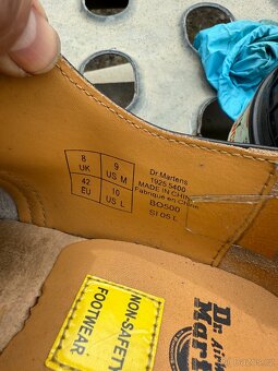 Dr. martens - 3 dírkové s ocelovou špičkou - 7