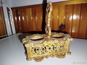 Dřevěný organizér na slánku a pepř - 7