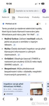 Nástěnné elektrické topidlo - 7