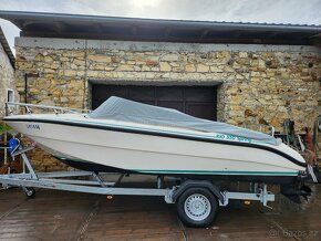 Motor člun, loď,  mercruiser 3.0, plachta,vlek - 7