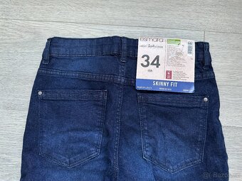 NOVÉ Dámské capri džíny Skinny Fit, vel. 34 - 7