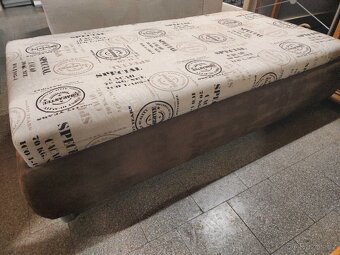 Postel s úložným prostorem a s čelem - 7