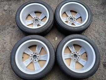 Prodám sadu Orig Alu kol Škoda 215/45R16 letní - 7