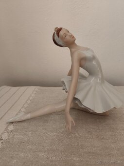 Royal dux baletka porcelánová soška - 7