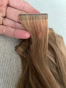 Středoevropské vlnité vlasy tape in premium secret spoje vla - 7
