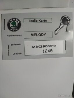 Originální autorádio škoda Octavia 2 - 7