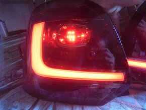 VW polo 6R - zadní LED diodová světla kouřová EAGLE EYES - 7
