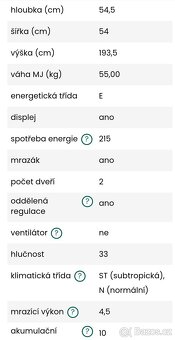 Vestavná lednice Haier HBW5519E-NOVÁ- - 7