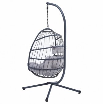 Nabízím Závěsné křeslo 69 (houpačka) šedá barva - 7