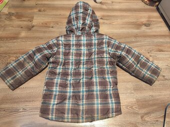 Teplá zimní bunda 104 hnědá - 7