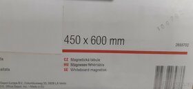 Magnetická tabule bílá 450x600 mm (magnetic whiteboard) - 7