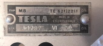 HISTORICKÝ ČESKOSLOVENSKÝ TELEFON TESLA ROKU 1950 - 7