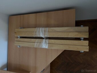 2× lamelový rošt 90×190 cm – pevný dřevěný - 7