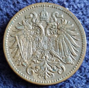 2 haléře 1912,1913,1914,1915 b.zn. F.J.I. R-U
- 7