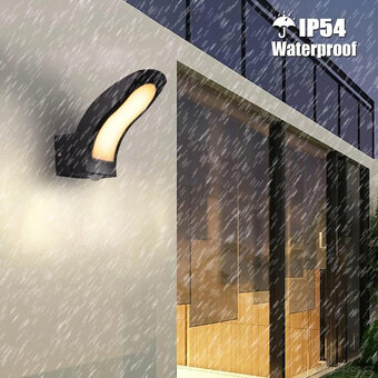 Venkovní LED svítidlo TWSXTE 15W IP54 poh.senzor - 2ks - 7
