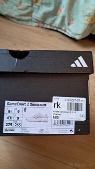 Adidas boty GameCourt2 Bilé - 7