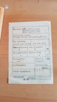 Stůl, stolek dřevěný retro 70. léta - 7