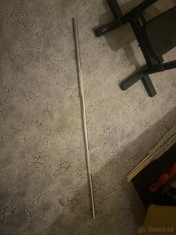 Polohovací posilovací lavice + 56 kg závaží - 7