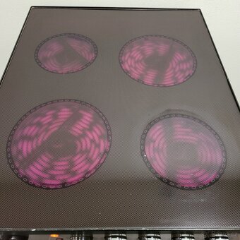 multifunkční hnědý sporák, JAKO NOVÝ, 220V - 7