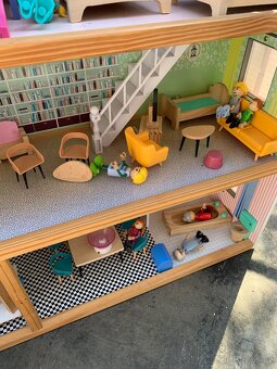 Domečky pro dřevěné panenky s příslušenstvím, pro Barbie - 7