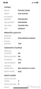 Prodám postel a gauč - 7