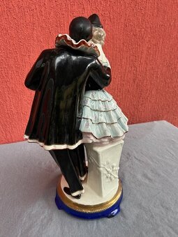 Velké sousoší HARLEKÍN A KOLUMBÍNA ROYAL DUX - originál. - 7