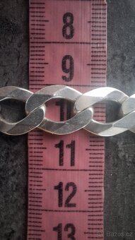 Masivní stříbrný řetěz ryzost 925/1000 - 7