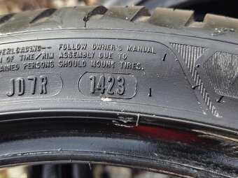 2ks pěkných celoročních pneu Goodyear 225/40/18 - 7