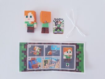 MINECRAFT FIGURKY • ALEX • STEVE • CREPER - 7