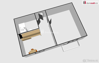 Byt 1+1 34m2, balkon, centrum Břeclavi - 7