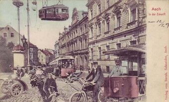 Vzácné sběratelské pohlednice koláže budoucnosti / original - 7