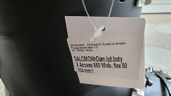 Nové dámské lyžáky Salomon vel.25/25,5 - 7